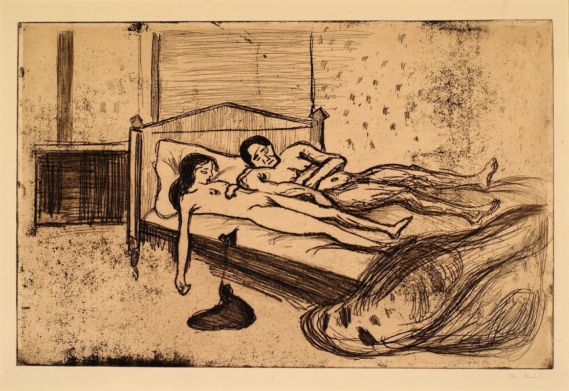 Edvard Munch - The Dead Lovers (Double Suicide)
