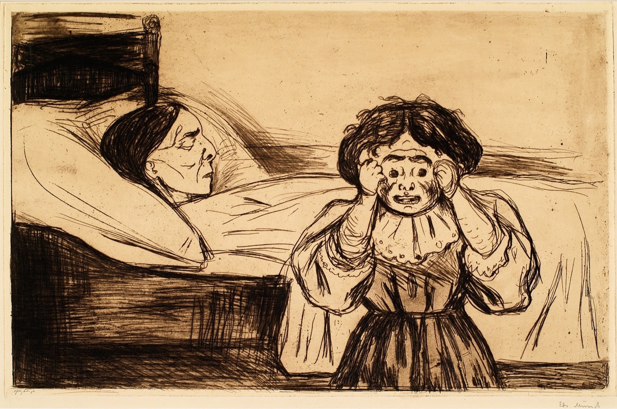Edvard Munch - The Dead Mother and Her Child