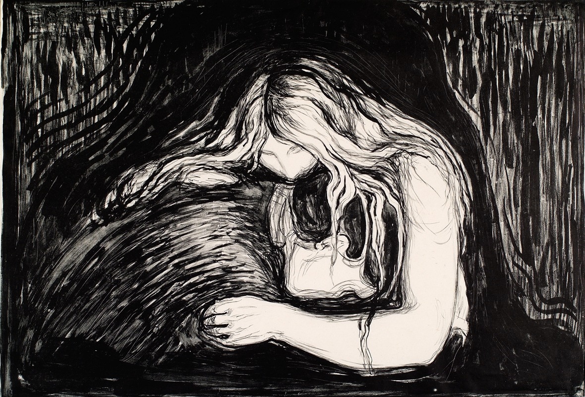 Edvard Munch - Vampire I