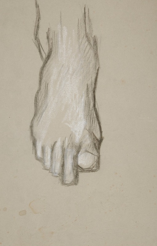 Edwin Austin Abbey - Sketch of a foot