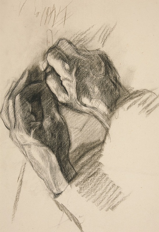 Edwin Austin Abbey - Sketch of two hands