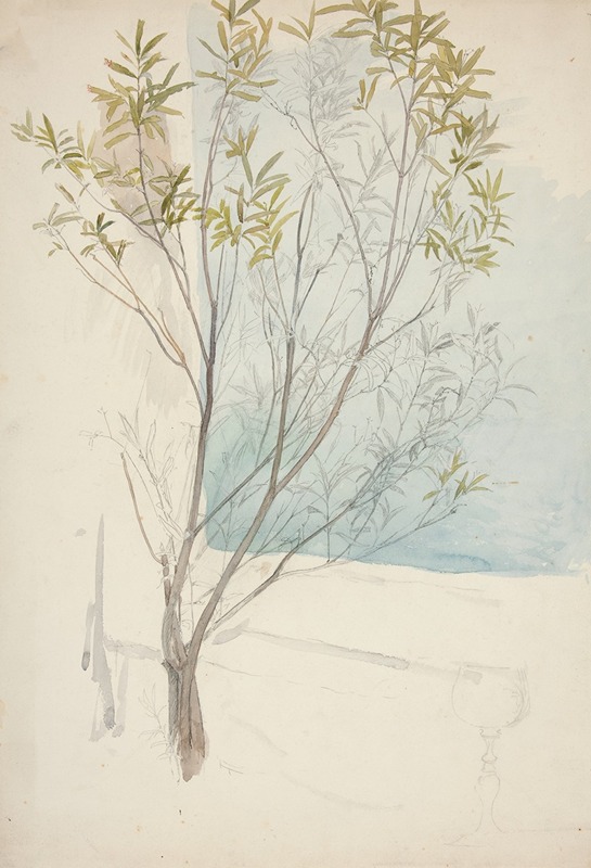 Edwin Austin Abbey - Study of a tree