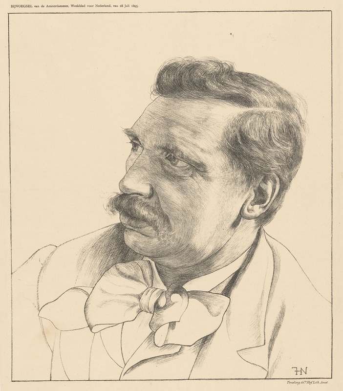 Ferdinand Hart Nibbrig - Portret van Albert Neuhuys