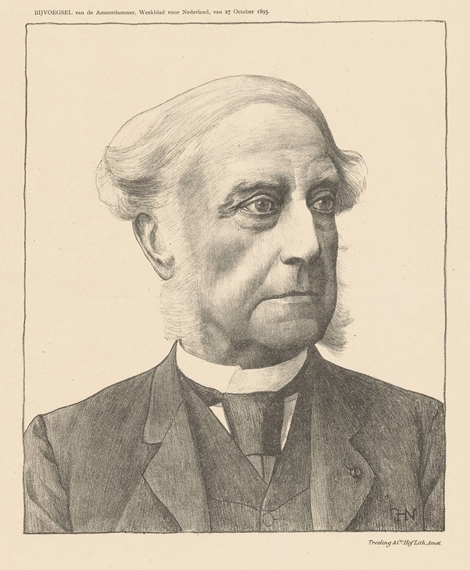 Ferdinand Hart Nibbrig - Portret van Cornelis Hartsen