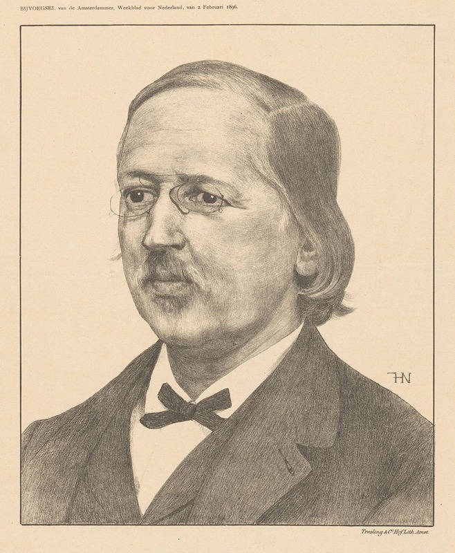 Ferdinand Hart Nibbrig - Portret van Hendrick Peter Godfried Quack