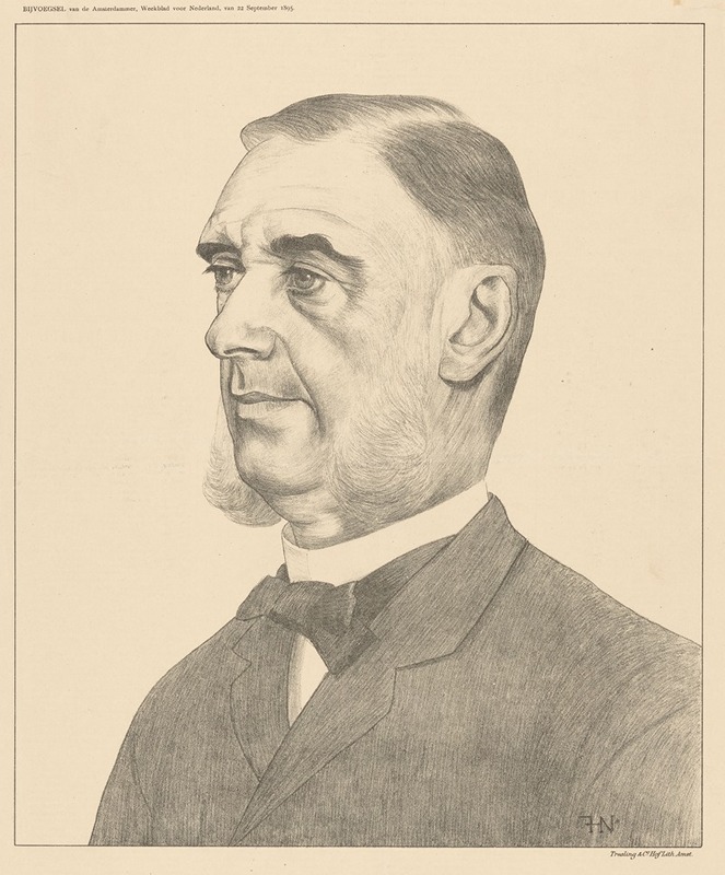 Ferdinand Hart Nibbrig - Portret van Isaac Abraham Levy