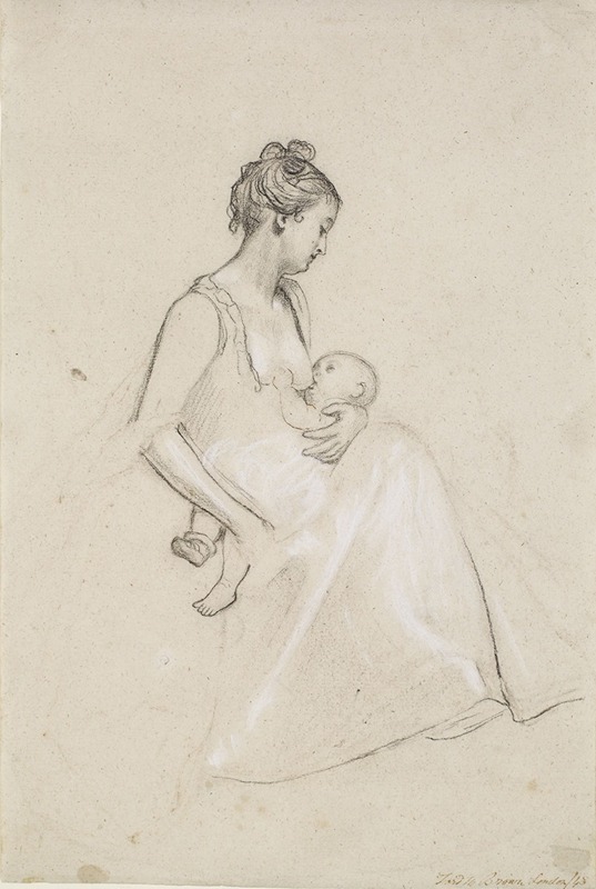 Ford Madox Brown - Infant’s Repast – Study of a Mother and Child