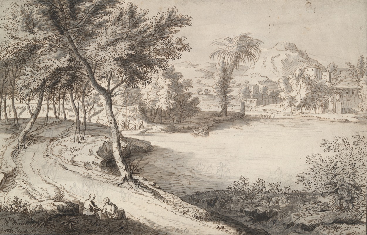 Adriaen Frans Boudewijns - River Landscape