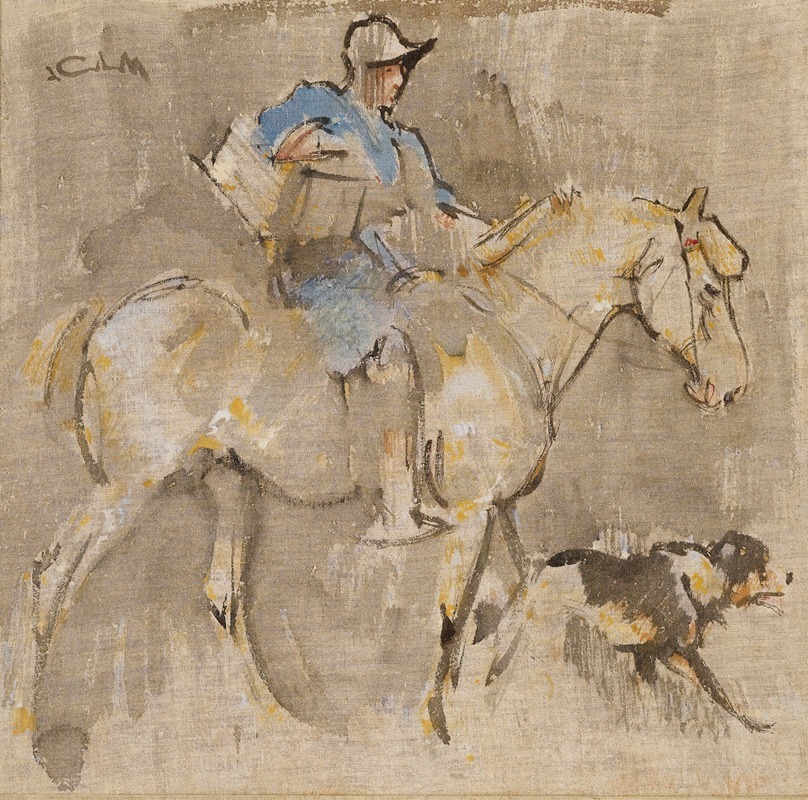 Joseph Crawhall - Groom and pony