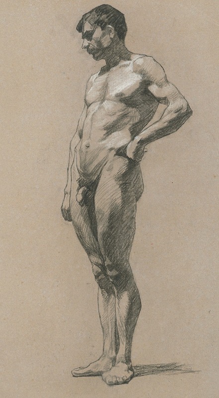 Jozef Hanula - Study of a standing man