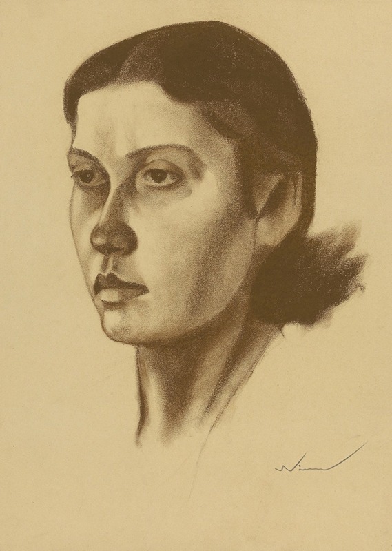 Karl Wiener - weibliches Porträt II