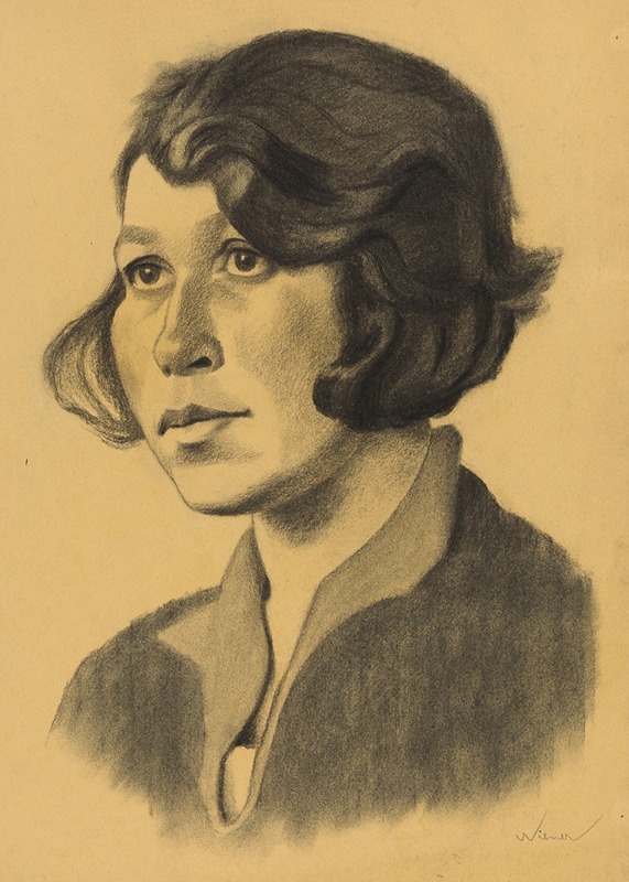 Karl Wiener - weibliches Porträt VII
