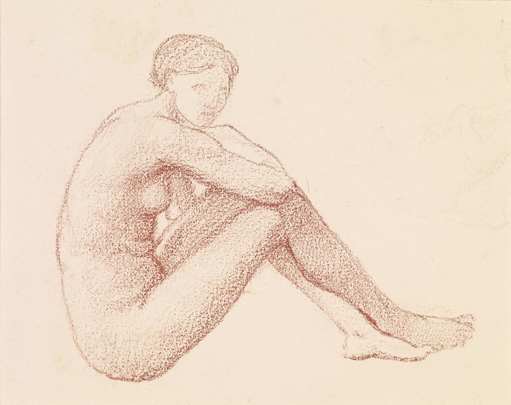 Sir Edward Coley Burne-Jones - Female Nude – Study