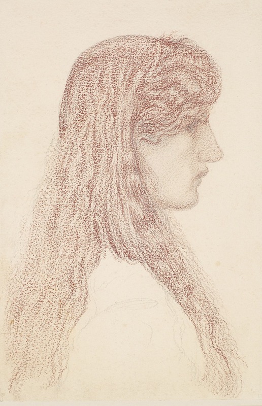 Sir Edward Coley Burne-Jones - Maria Zambaco – Profile Study
