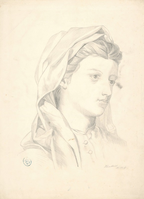 Vojtech Klimkovič - Head of a young woman