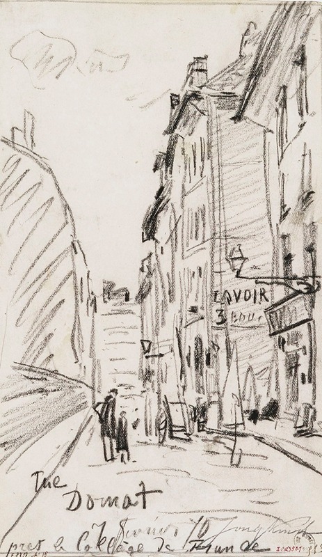 Johan Barthold Jongkind - Rue Domat, le 7 février 1870. 5ème arrondissement