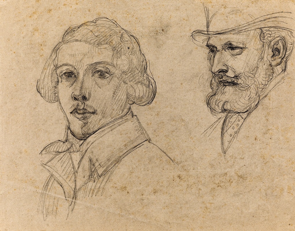 Maurice Denis - Portraits des peintres Edouard Manet et Théodore Chasseriau