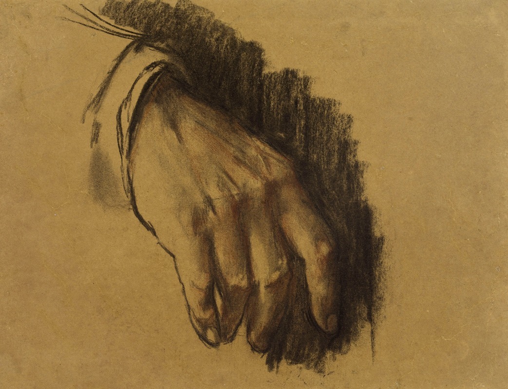 Pascal-Adolphe-Jean Dagnan-Bouveret - Etude de main retombant