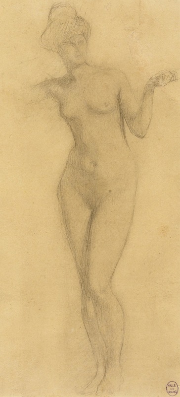 Pascal-Adolphe-Jean Dagnan-Bouveret - Femme nue