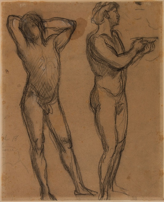 Pierre Puvis de Chavannes - Deux hommes nus