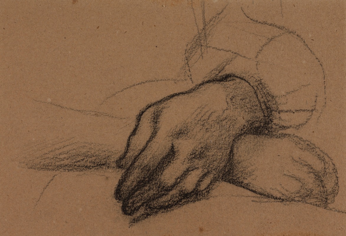 Pierre Puvis de Chavannes - Etude de deux mains