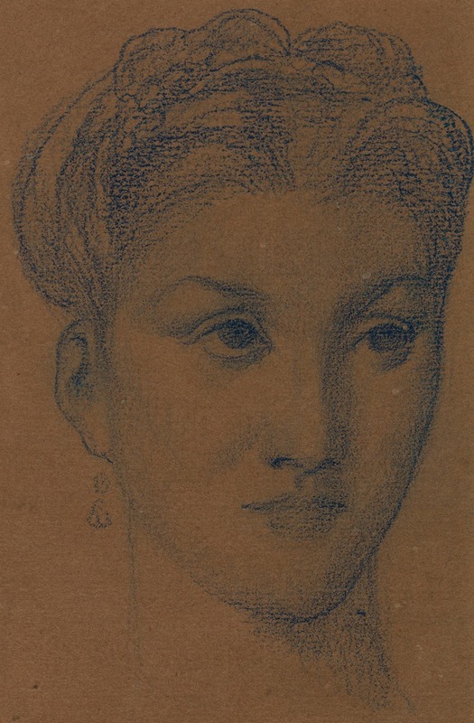 Pierre Puvis de Chavannes - Etude de tête de femme
