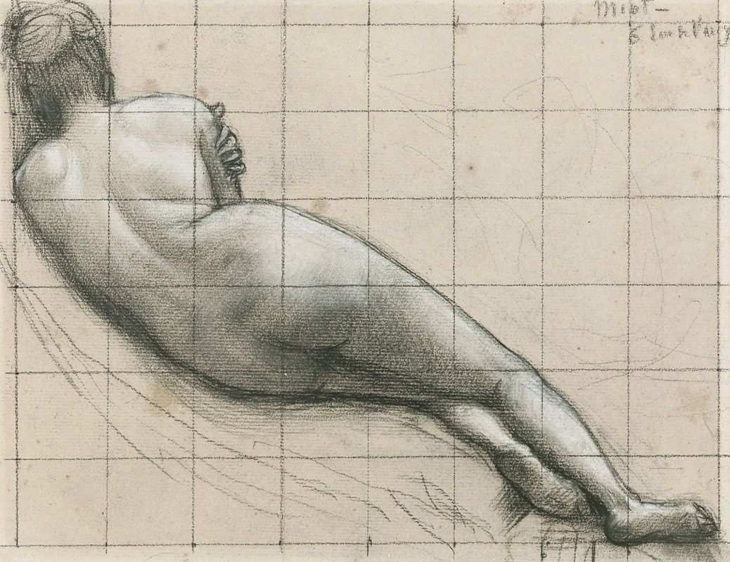 Pierre Puvis de Chavannes - Femme couchée