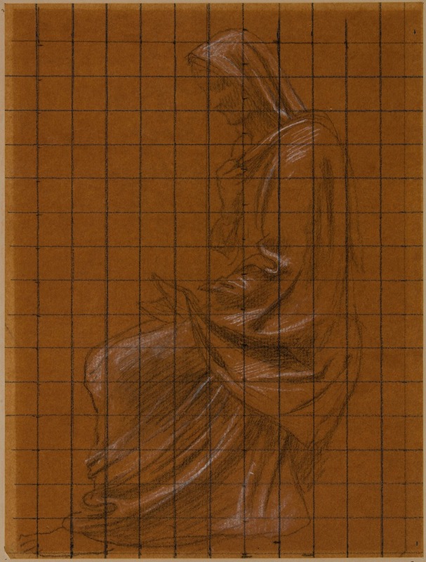 Pierre Puvis de Chavannes - Femme drapée assise