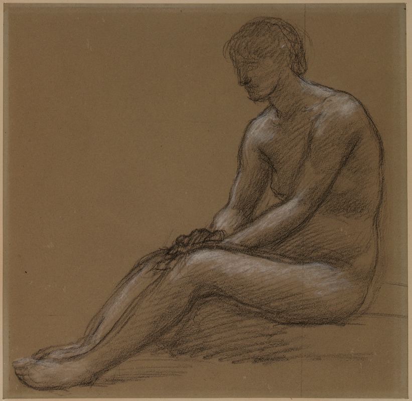 Pierre Puvis de Chavannes - Femme nue assise