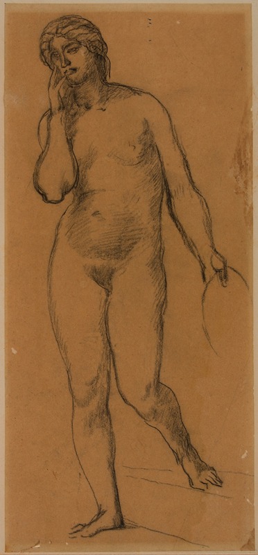 Pierre Puvis de Chavannes - Femme nue debout, de face