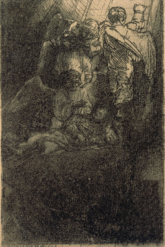 Rembrandt van Rijn - Jacob’s Ladder, illustration for ‘La Piedra Gloriosa’
