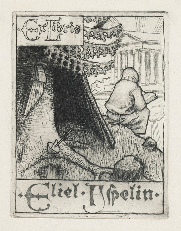 Akseli Gallen-Kallela - Eliel Aspelinin Ex libris