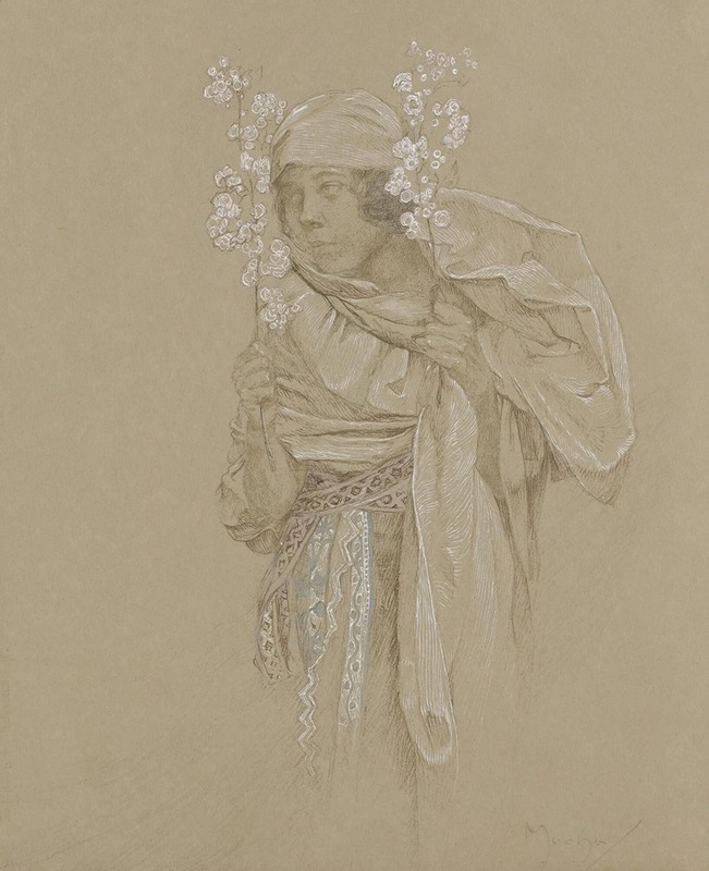 Alphonse Mucha - Allegory Of Spring