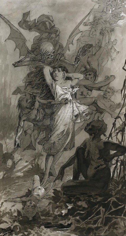 Alphonse Mucha - The Dance Of Death