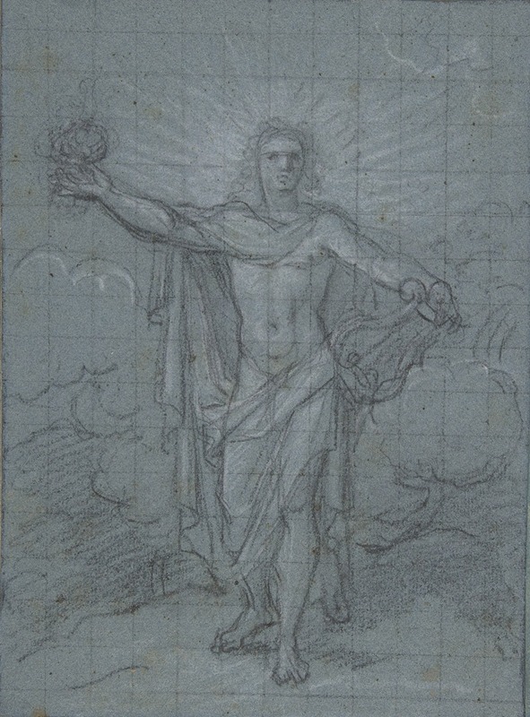 Antoine Coypel - Standing Figure of Apollo