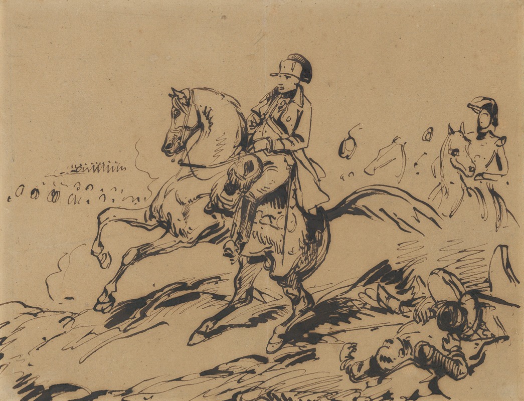 Antoine-Jean Gros - Napoleon on Horseback
