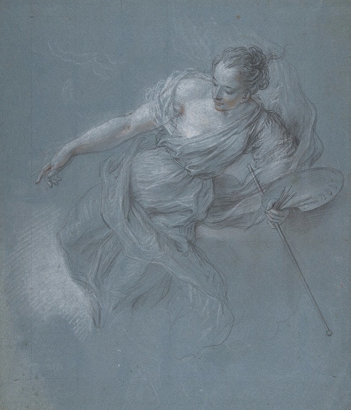 Charles-Antoine Coypel - Allegorical Figure of Painting