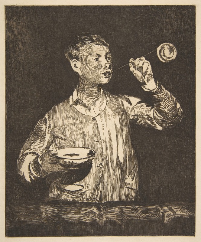 Édouard Manet - Boy with Soap Bubbles