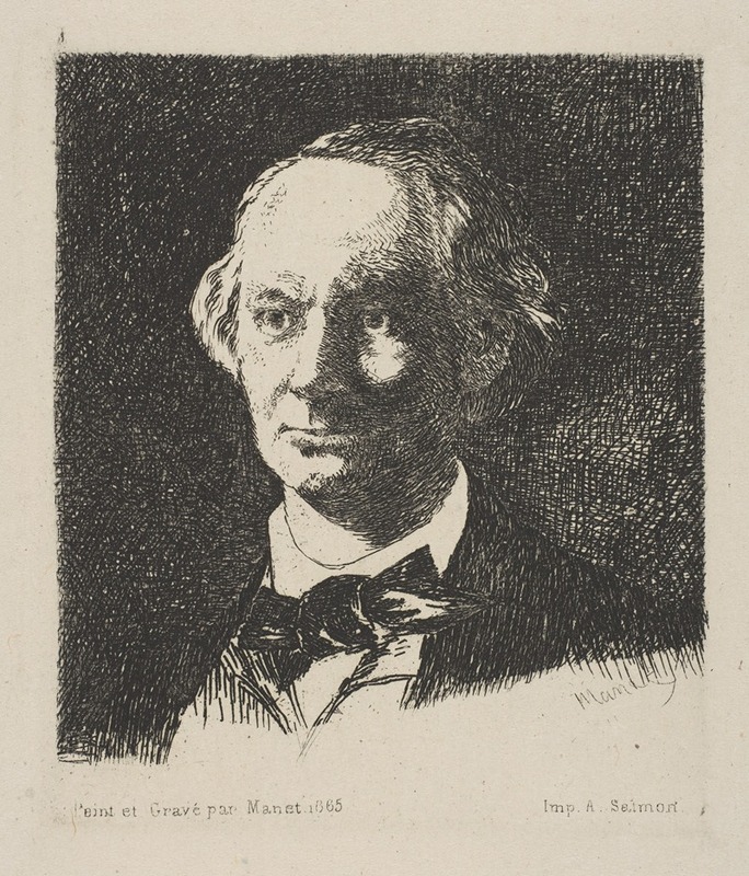 Édouard Manet - Portrait of Charles Baudelaire