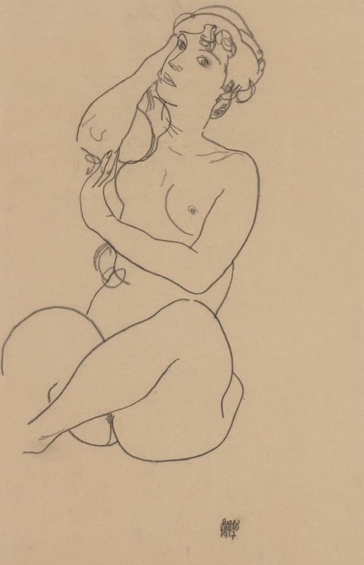 Egon Schiele - Nude