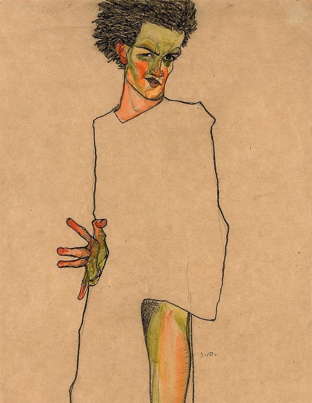 Egon Schiele - Selbstbildnis