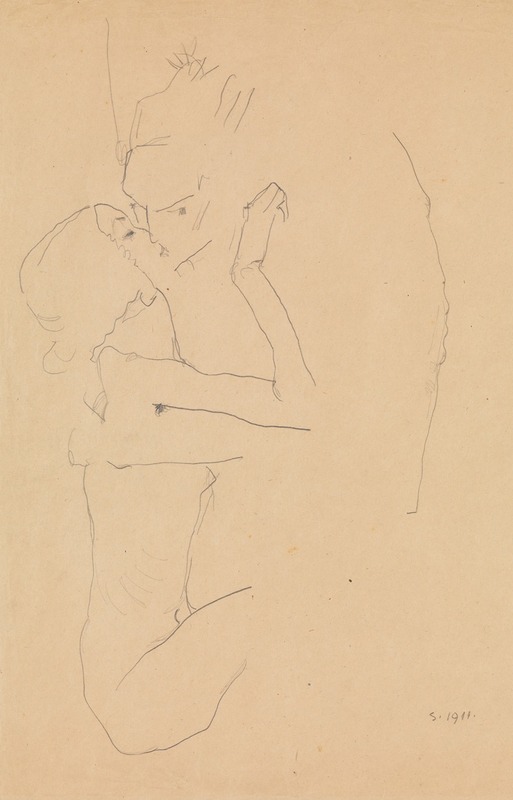 Egon Schiele - The Kiss