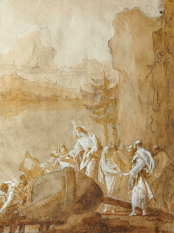 Giovanni Domenico Tiepolo - La vocation des fils de Zébédée