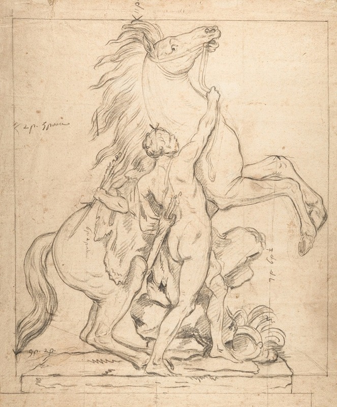 Guillaume Coustou the Elder - Study for one of the ‘Chevaux de Marly’