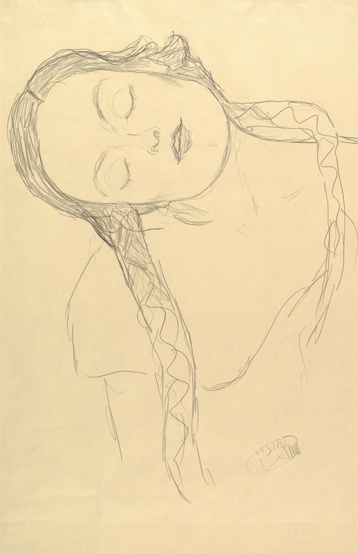 Gustav Klimt - Half-figure of a Young Woman