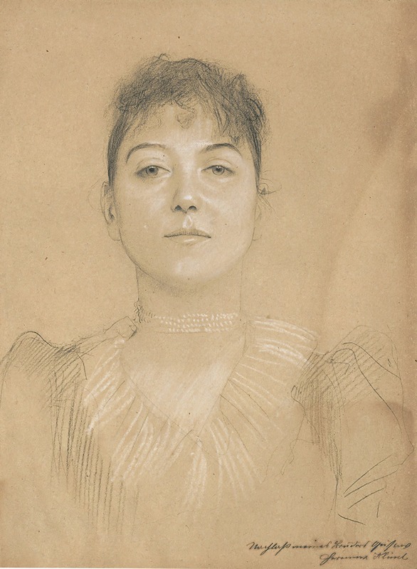 Gustav Klimt - Portrait einer Frau