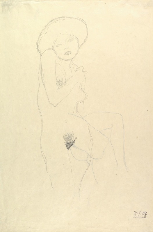 Gustav Klimt - Standing Nude
