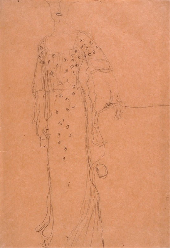 Gustav Klimt - Study for Portrait of Adele Bloch-Bauer I