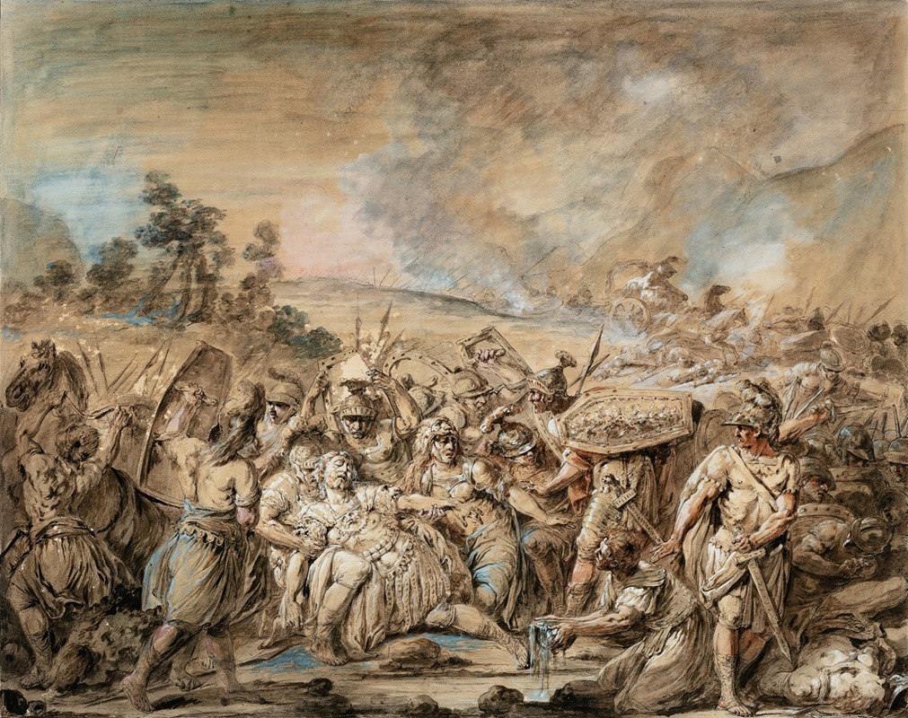 Jacques Gamelin - Hector’s Body, Wounded By Ajax, Is Brought To The Zanthe River