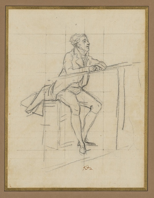 Jacques Louis David - Seated Gentleman